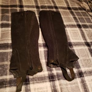 TredStep suede half chaps